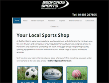 Tablet Screenshot of bedfordsports.co.uk
